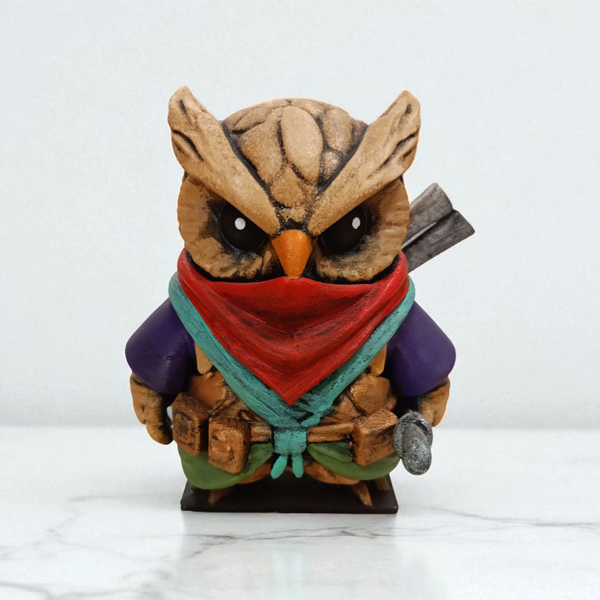 Ninja 3D Figür - Gizemli Baykuş Serisi - 018