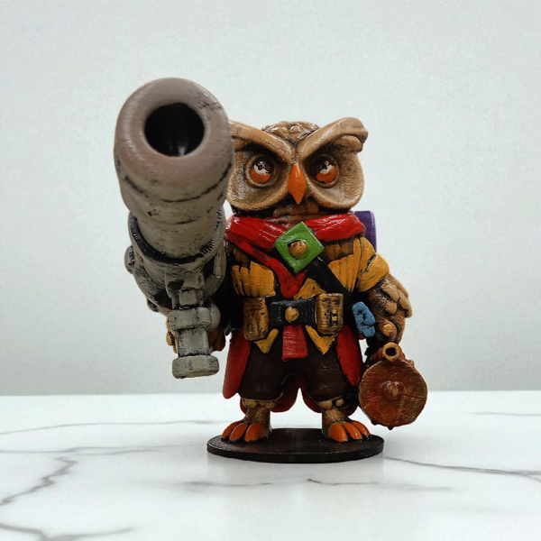 Cannoneer (Topçu) 3D Figür - Gizemli Baykuş Serisi - 023