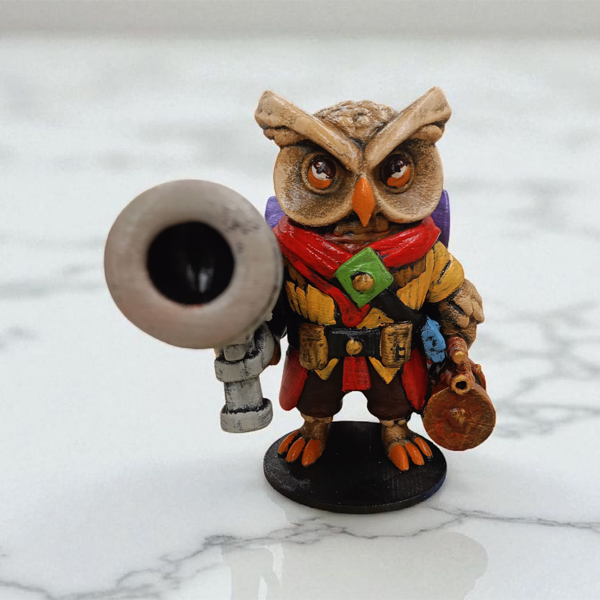 Cannoneer (Topçu) 3D Figür - Gizemli Baykuş Serisi - 023