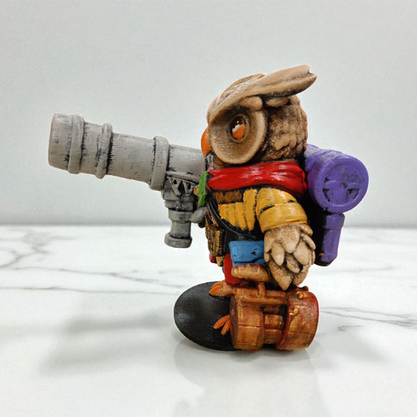 Cannoneer (Topçu) 3D Figür - Gizemli Baykuş Serisi - 023