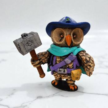 Artificer (Zanaatkar) 3D Figür - Gizemli Baykuş Serisi - 025