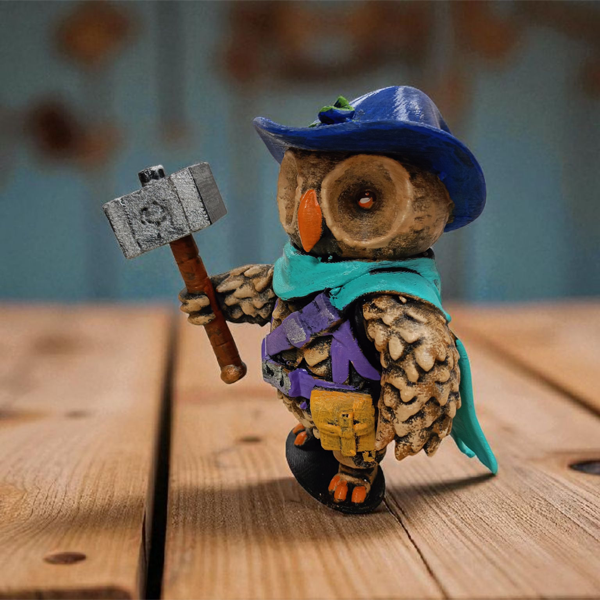 Artificer (Zanaatkar) 3D Figür - Gizemli Baykuş Serisi - 025