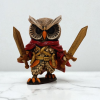 Fighter - (Savaşçı) 3D Figür - Gizemli Baykuş Serisi - 027