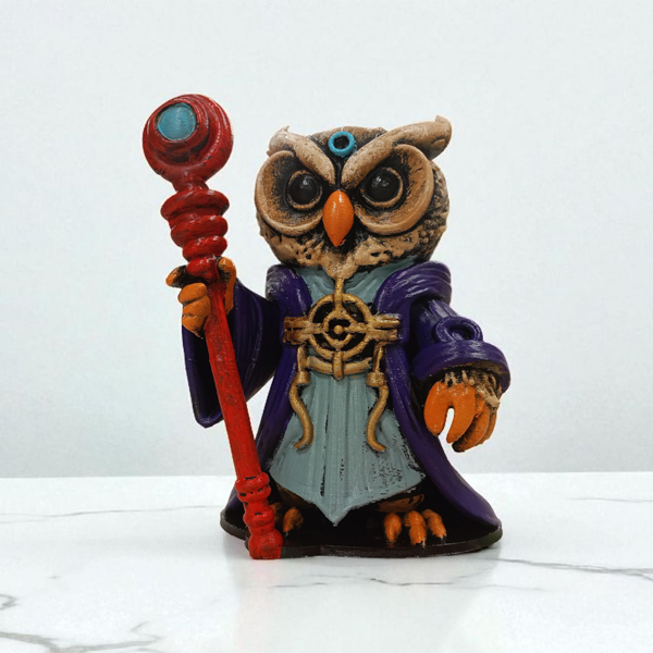 Warlock (Büyücü) 3D Figür - Gizemli Baykuş Serisi -028
