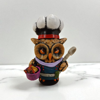 Cook (Aşçı) 3D Figür - Gizemli Baykuş Serisi - 030