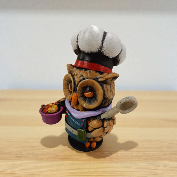 Cook (Aşçı) 3D Figür - Gizemli Baykuş Serisi - 030