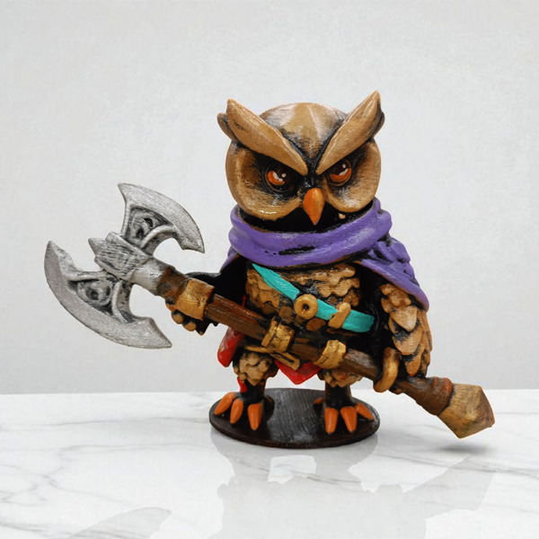 Champion (Şampiyon) 3D Figür - Gizemli Baykuş Serisi - 032