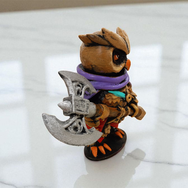 Champion (Şampiyon) 3D Figür - Gizemli Baykuş Serisi - 032