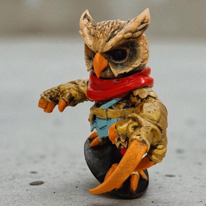 Shapeshifter (Şekil Değiştiren) 3D Figür - Gizemli Baykuş Serisi - 033