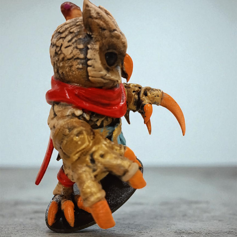 Shapeshifter (Şekil Değiştiren) 3D Figür - Gizemli Baykuş Serisi - 033