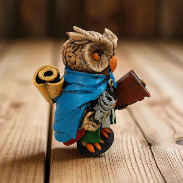 Scholar (Alim) 3D Figür - Gizemli Baykuş Serisi - 034
