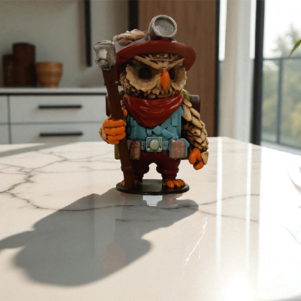 Treasure Hunter (Define Avcısı) 3D Figür - Gizemli Baykuş Serisi - 035