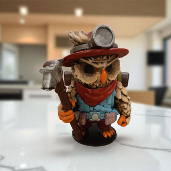 Treasure Hunter (Define Avcısı) 3D Figür - Gizemli Baykuş Serisi - 035