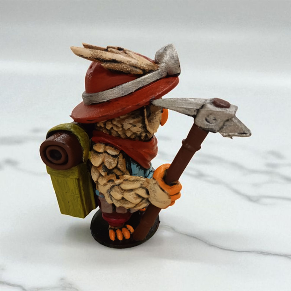 Treasure Hunter (Define Avcısı) 3D Figür - Gizemli Baykuş Serisi - 035