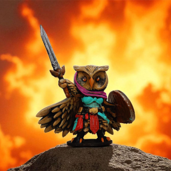 Valkyrie 3D Figür - Gizemli Baykuş Serisi - 037