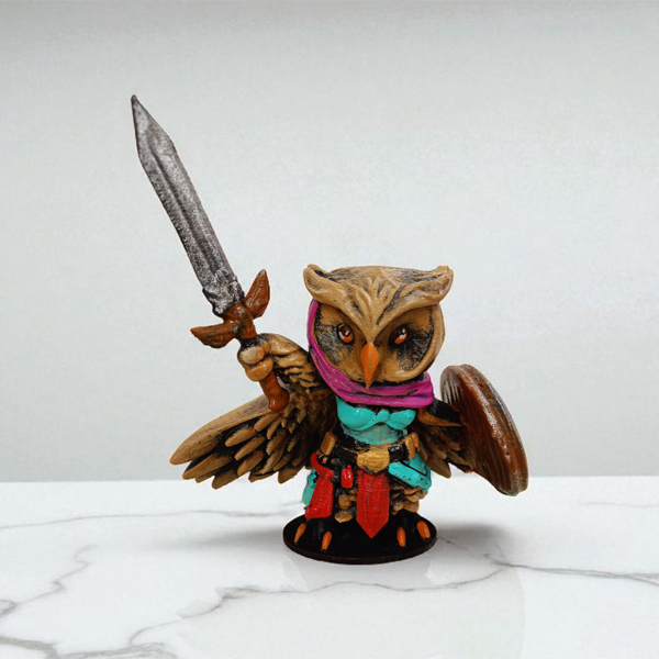 Valkyrie 3D Figür - Gizemli Baykuş Serisi - 037