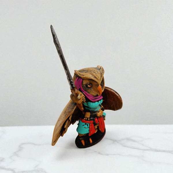 Valkyrie 3D Figür - Gizemli Baykuş Serisi - 037