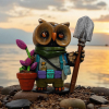 Botanist 3D Figür - Gizemli Baykuş Serisi - 038