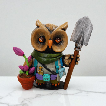 Botanist 3D Figür - Gizemli Baykuş Serisi - 038