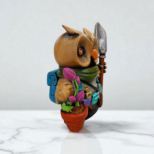 Botanist 3D Figür - Gizemli Baykuş Serisi - 038