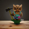 Blacksmith (Demirci) 3D Figür - Gizemli Baykuş Serisi - 040