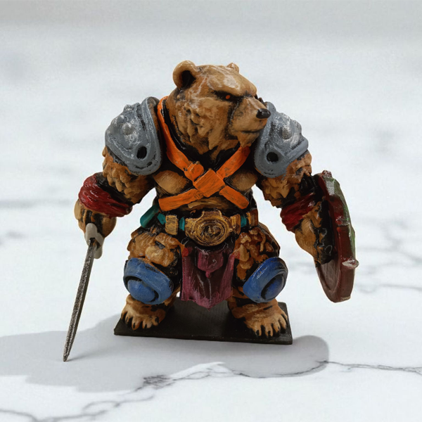 Bearbarian 3D Figür - Gizemli Baykuş Serisi - 042