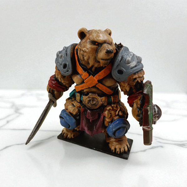 Bearbarian 3D Figür - Gizemli Baykuş Serisi - 042