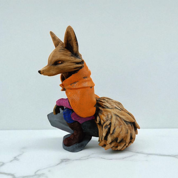 Fearless Fox (Korkusuz Tilki) 3D Figür - Gizemli Baykuş Serisi - 043