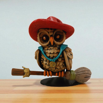 Witch (Cadı) 3D Figür - Gizemli Baykuş Serisi - 046