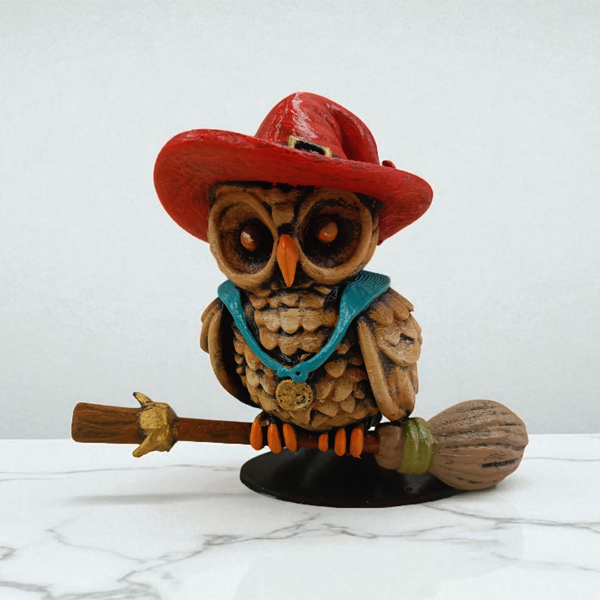 Witch (Cadı) 3D Figür - Gizemli Baykuş Serisi - 046