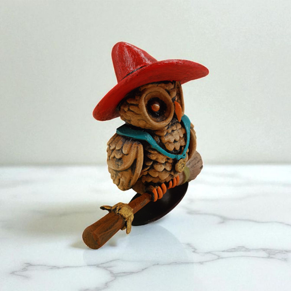 Witch (Cadı) 3D Figür - Gizemli Baykuş Serisi - 046
