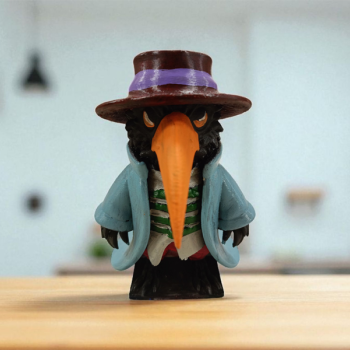 Doctor (Doktor) 3D Figür - Gizemli Baykuş Serisi - 052