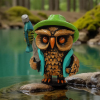 Fisherman (Balıkçı) 3D Figür - Gizemli Baykuş Serisi - 055