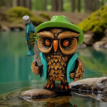 Fisherman (Balıkçı) 3D Figür - Gizemli Baykuş Serisi - 055