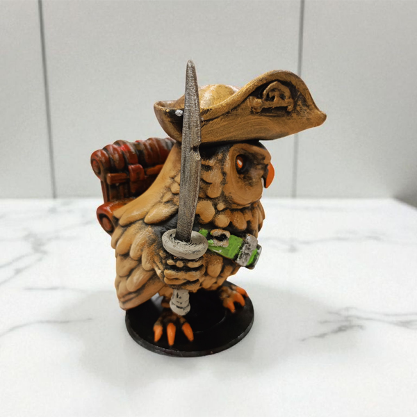Swashbuckler (Maceracı Korsan) 3D Figür - Gizemli Baykuş Serisi - 058