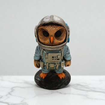 Astronaut (Astronot) 3D Figür - Gizemli Baykuş Serisi - 060