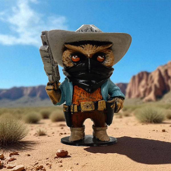 Outlaw (Kanunsuz) 3D Figür - Gizemli Baykuş Serisi - 061