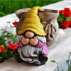Çuvallı Gnome Cüce Saksı