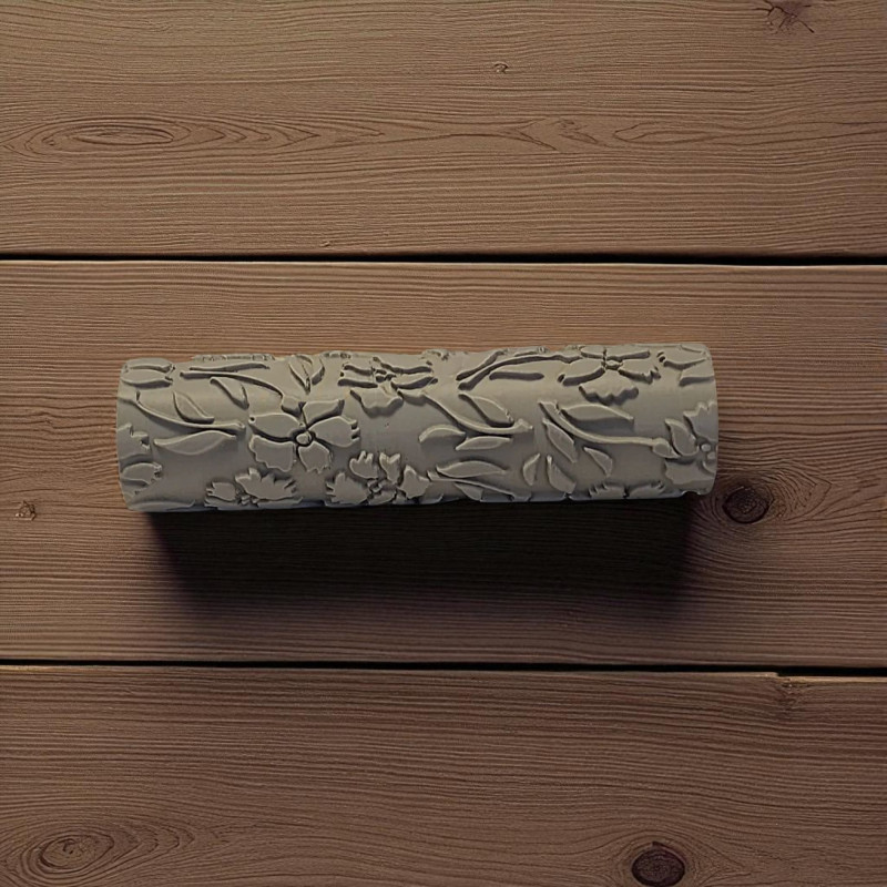 Model 019 - Polimer Kil Doku Oklavası / Seramik Çamuru Desen Rulosu