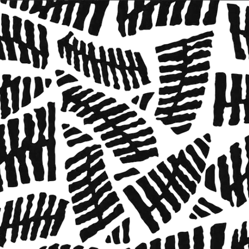 Model 024 - Eğrelti Otu Deseni - Polimer Kil Doku Oklavası / Seramik Çamuru Desen Rulosu