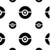 Model 065 -Deboss & Emboss İkili Set - Pokemon Topu - Polimer Kil Seramik Doku Oklavası